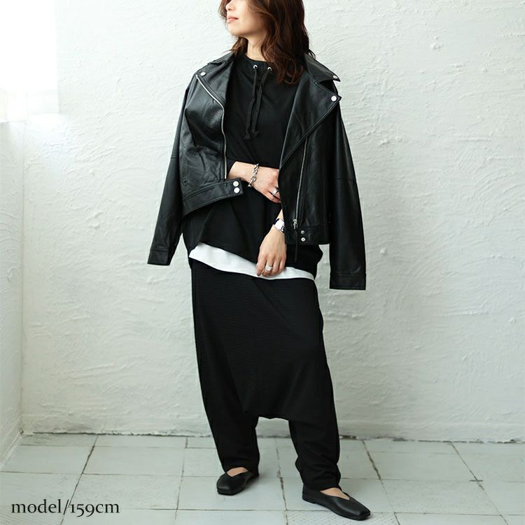 大きいサイズ レディース ハマーサルエルパンツ　fem-452