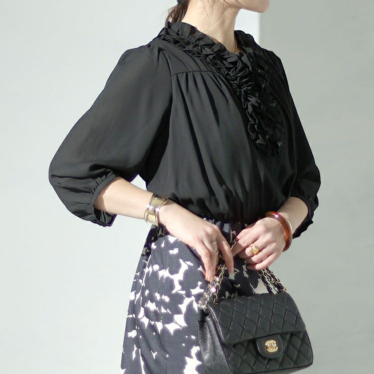 大きいサイズ レディース 花柄切替えワンピース　sfe-0002