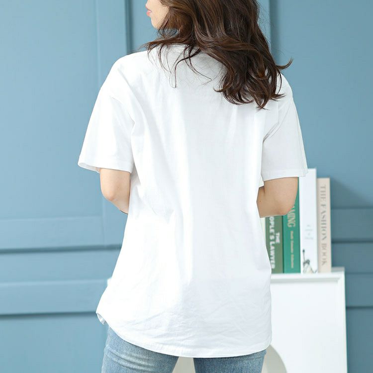 大きいサイズ レディース ロゴTシャツ　goldy-1457 【メール便可】