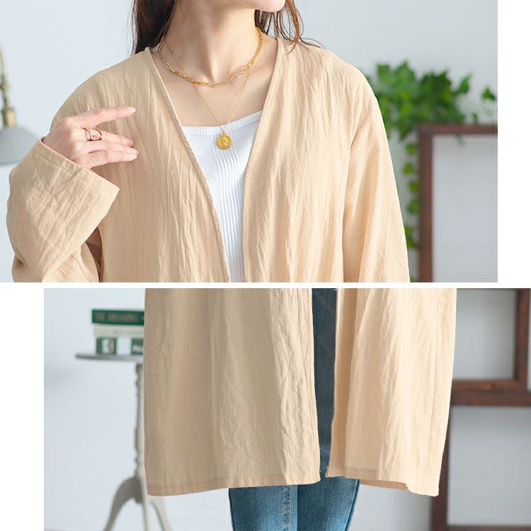 大きいサイズ レディース トッパーロングカーディガン　goldy-1452 【メール便可】