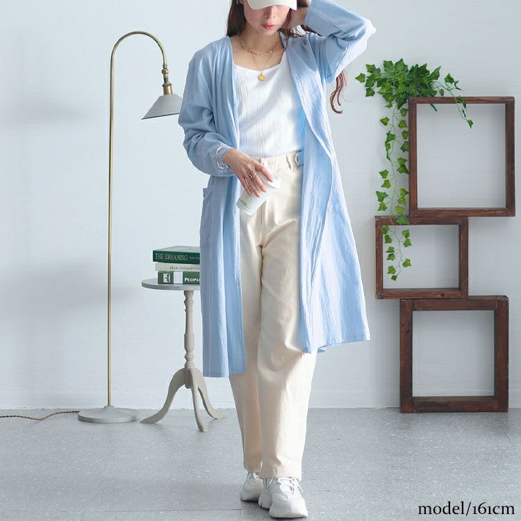 大きいサイズ レディース トッパーロングカーディガン　goldy-1452 【メール便可】