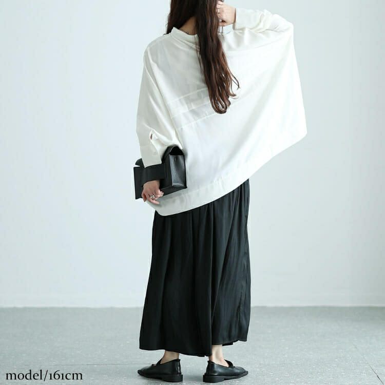 大きいサイズ レディース ラップギャザースカーチョ　nw-24011
