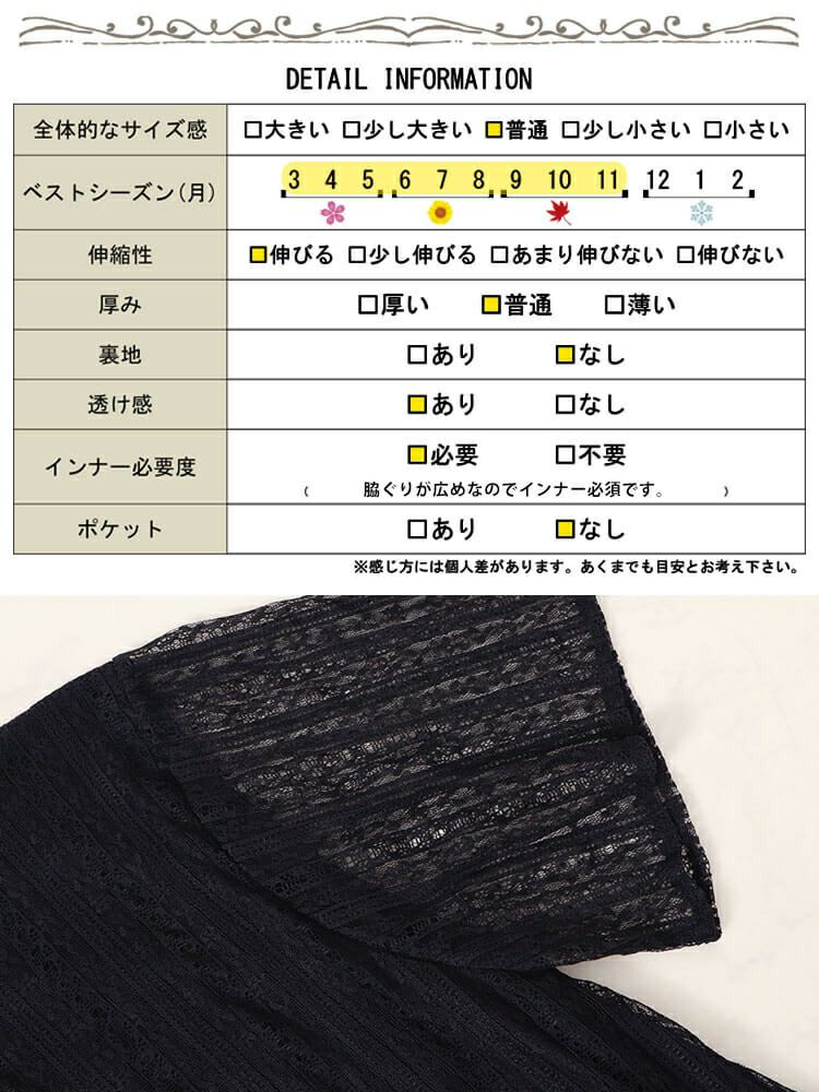 大きいサイズ レディース フラワーストライプレースフェイクレイヤードチュニック　cast-5544011 【メール便可】