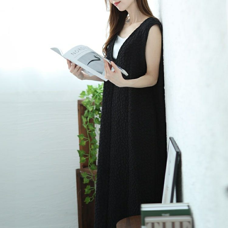 大きいサイズ レディース 前後2wayぽこぽこノースリーブワンピース　mncut-142035