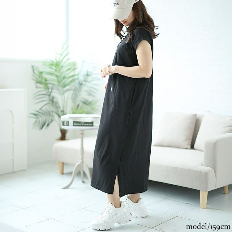 大きいサイズ レディース ポロワンピース　goldy-1484