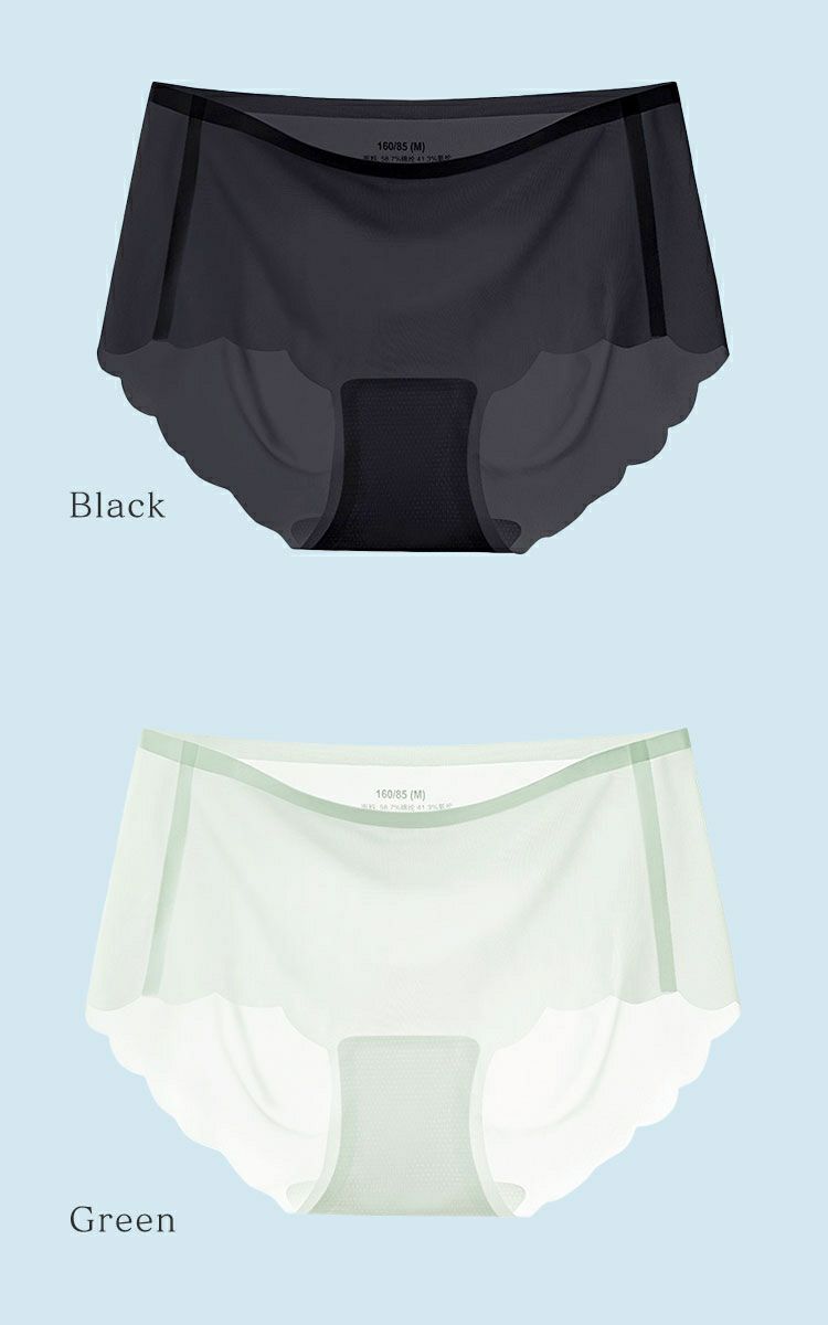 大きいサイズ レディース 接触冷感シームレスショーツ　goldy-1496 【メール便可】