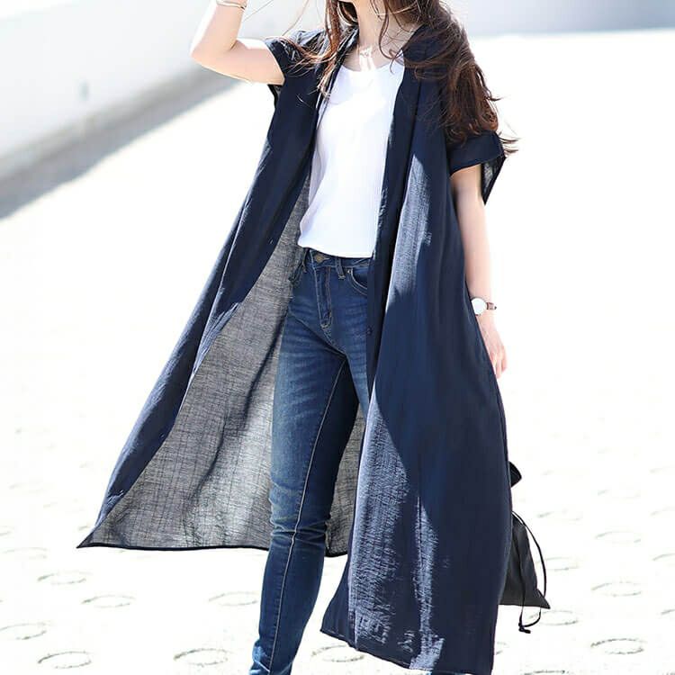 大きいサイズ レディース キーネックバックギャザーワッシャーワンピース　fem-482