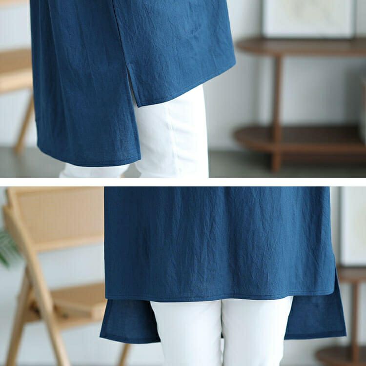 大きいサイズ レディース 接触冷感＆UVカット＆吸湿速乾サイドスリットチュニック　map-31