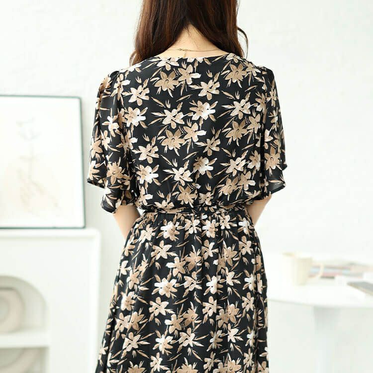 イベントセール】 大きいサイズ レディース ボタニカルフラワー柄