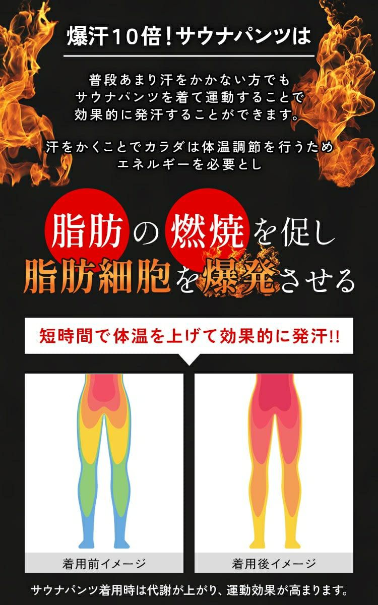 大きいサイズ レディース 発汗サウナダイエットパンツ　goldy-1492 【メール便可】