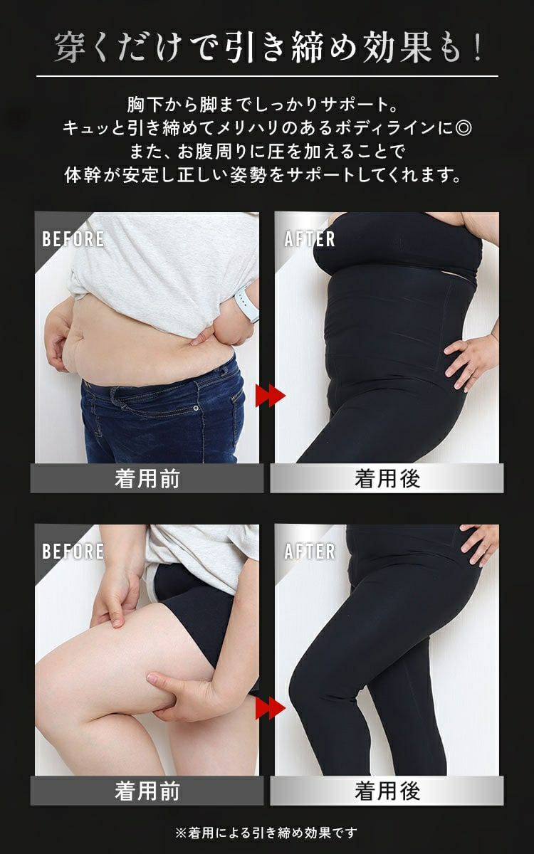 大きいサイズ レディース 発汗サウナダイエットパンツ　goldy-1492 【メール便可】