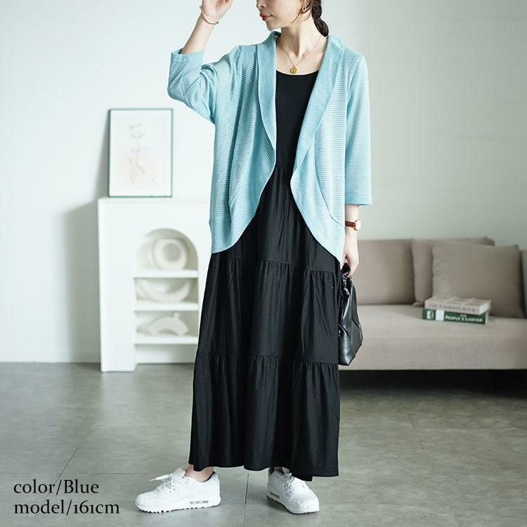 イベントセール】 大きいサイズ レディース 透かし編みボレロ