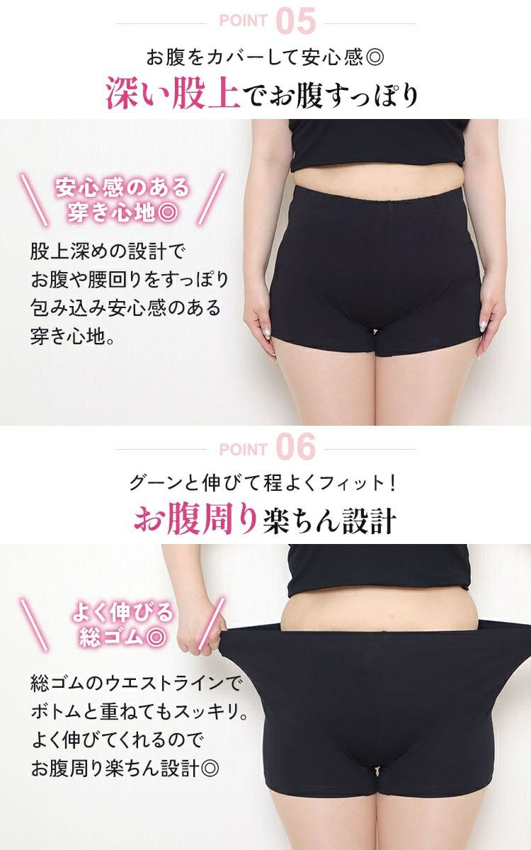 大きいサイズ レディース 1分丈スパッツ　sw-0688 【メール便可】