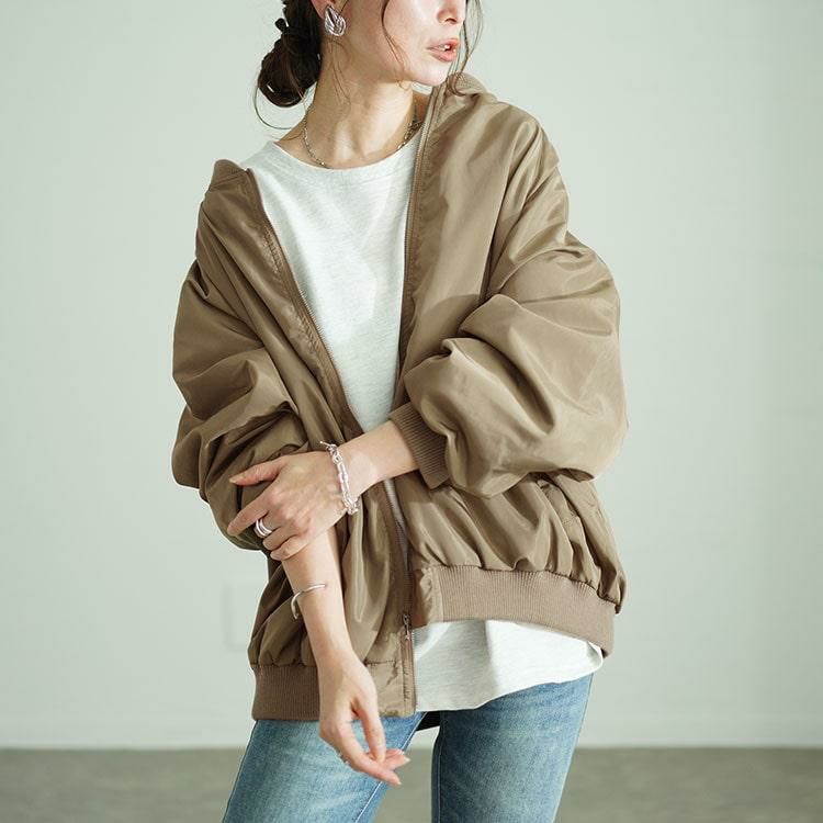 大きいサイズ レディース オーバーサイズMA-1ジャケット sada-6916