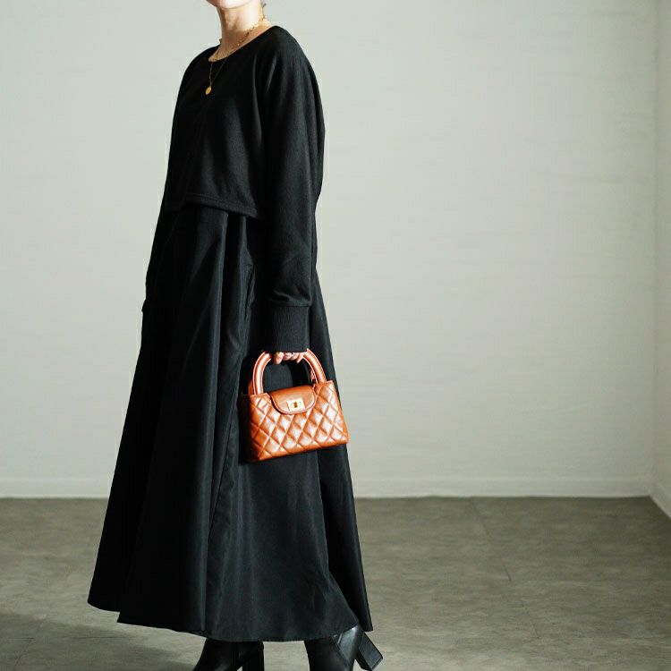 大きいサイズ レディース クロップドトップス＆フレアジャンパースカート2点セット　nw-24028