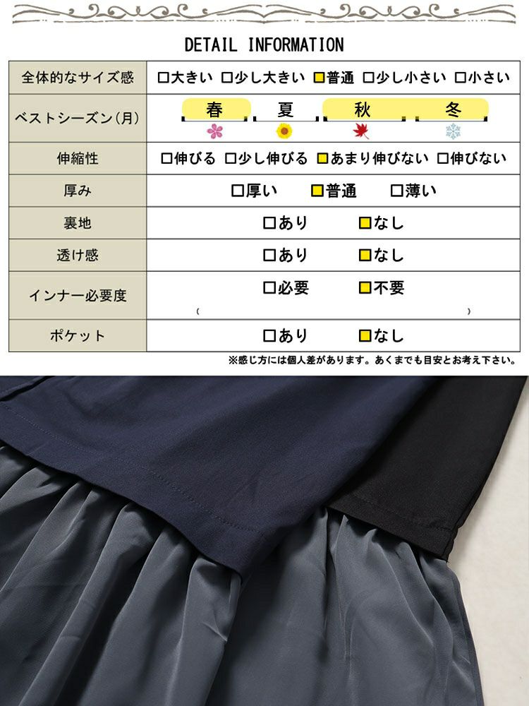 大きいサイズ レディース ドッキングベストノースリーブワンピース　fem-527