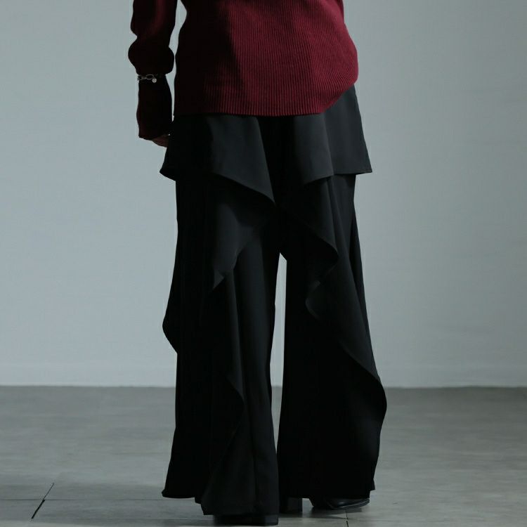 大きいサイズ レディース カスケードパンツ　sw-0664