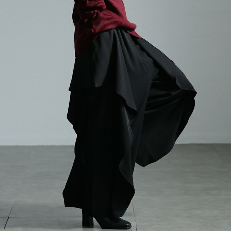 大きいサイズ レディース カスケードパンツ　sw-0664