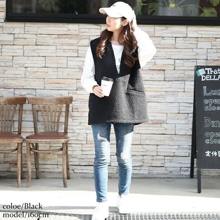 大きいサイズ レディース 深キーネックブークレベスト　plan-360013