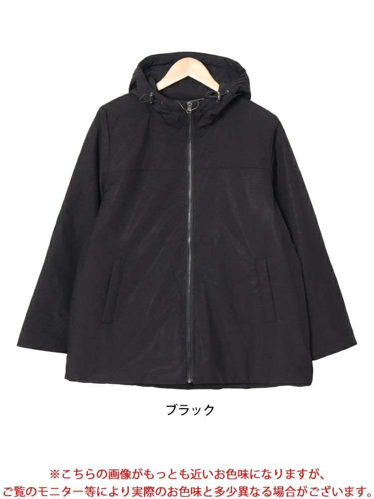 大きいサイズ レディース 中綿マウンテンパーカー　mnfk-548506