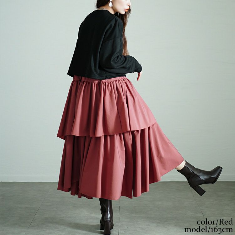 大きいサイズ レディース アシメティアードドッキングワンピース　nw-24033