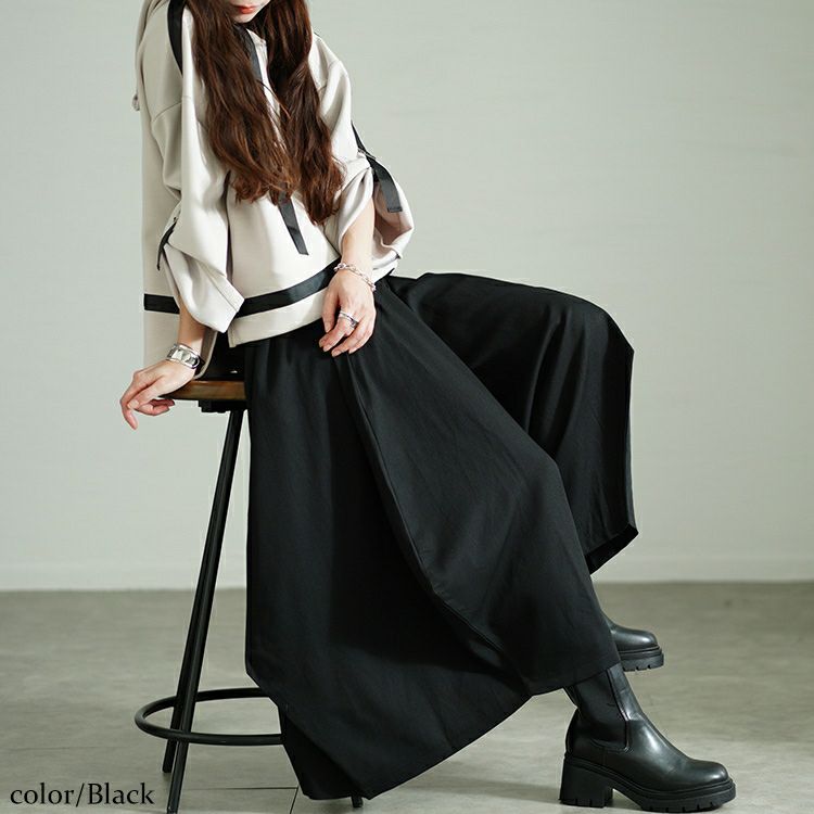 大きいサイズ レディース 変形ワイドバルーンパンツ　sw-0686