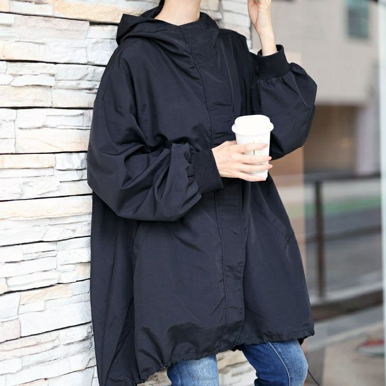 大きいサイズ レディース ナイロンモンスターパーカーコート　tog-1018