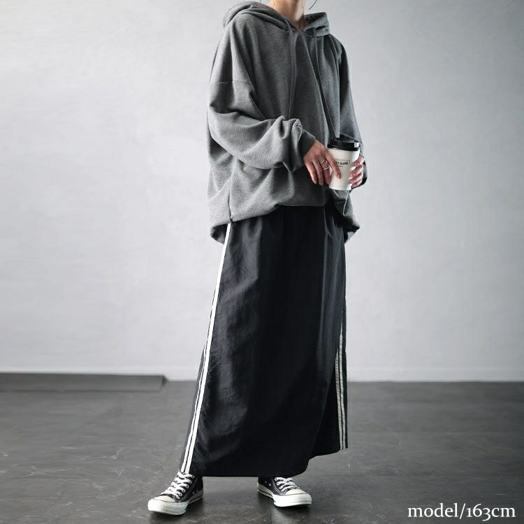 大きいサイズ レディース サイドラインバックスリットナロースカート　tog-1016 【メール便可】