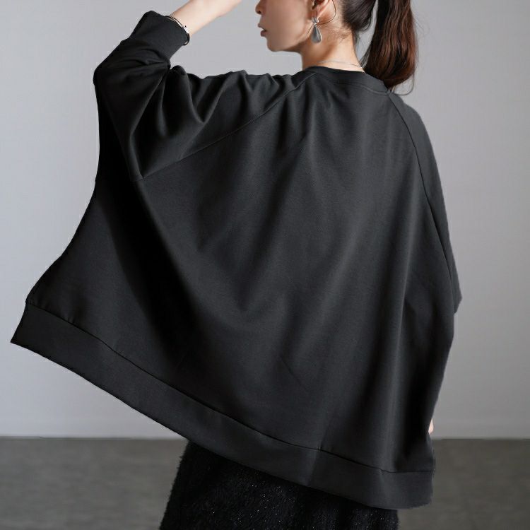 大きいサイズ レディース Vネックワイドドルマンプルオーバー　maru-30078