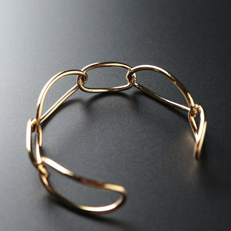 大きいサイズ レディース チェーン風バングル　okbg265-39 【メール便可】