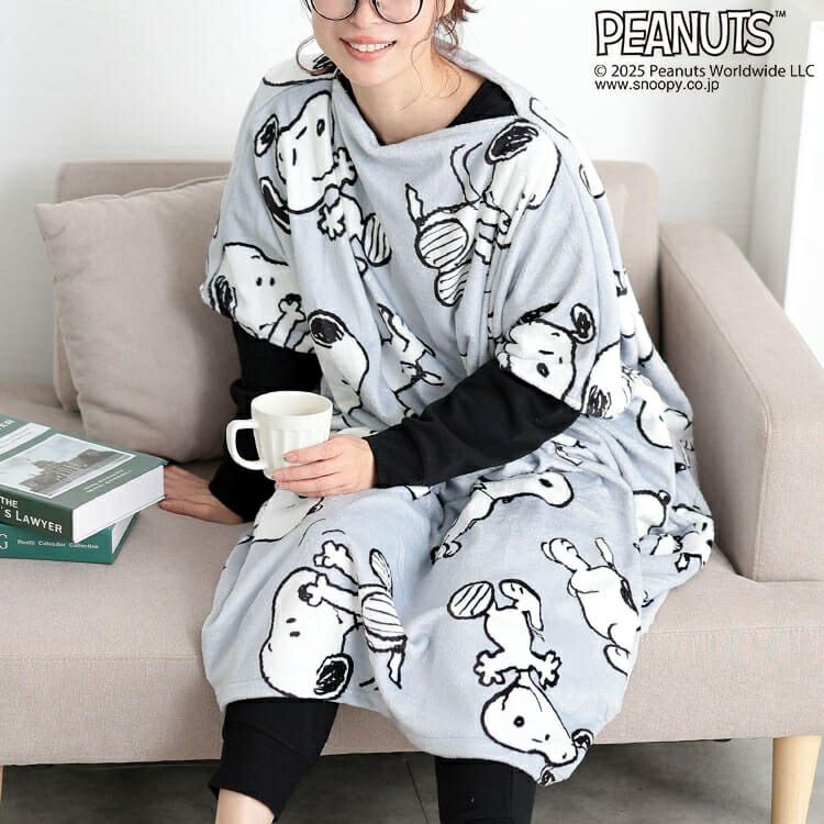 大きいサイズ レディース スヌーピー総柄あったかルームウェア　cpdai-653329