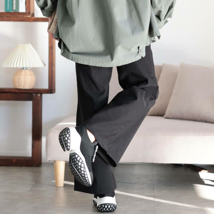 大きいサイズ レディース センターシームブーツカットパンツ　tog-1017