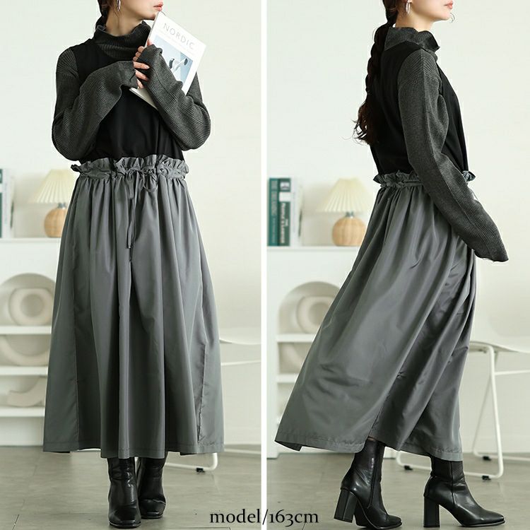 大きいサイズ レディース キルティングカーディガン＆異素材切り替えワンピース2点セット　maru-30096