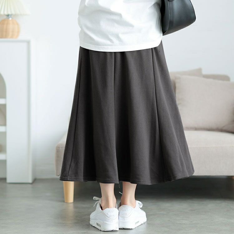 大きいサイズ レディース スウェットマーメイドスカート　fem-553