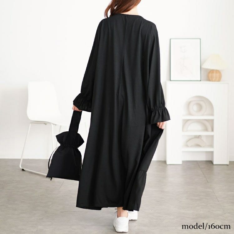 大きいサイズ レディース キャンディスリーブティアードワンピース　cast-5552013