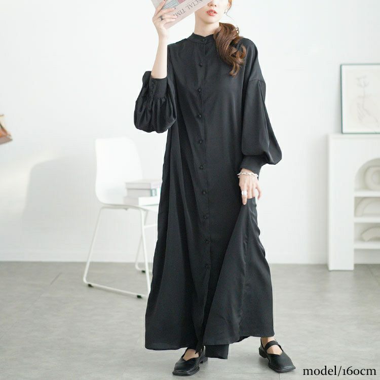 イベントセール】 大きいサイズ レディース バンドカラーシャツ