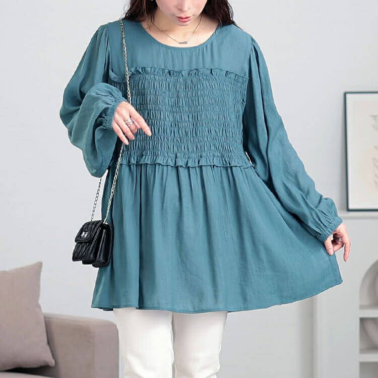 イベントセール】 大きいサイズ レディース シャーリングビスチェ