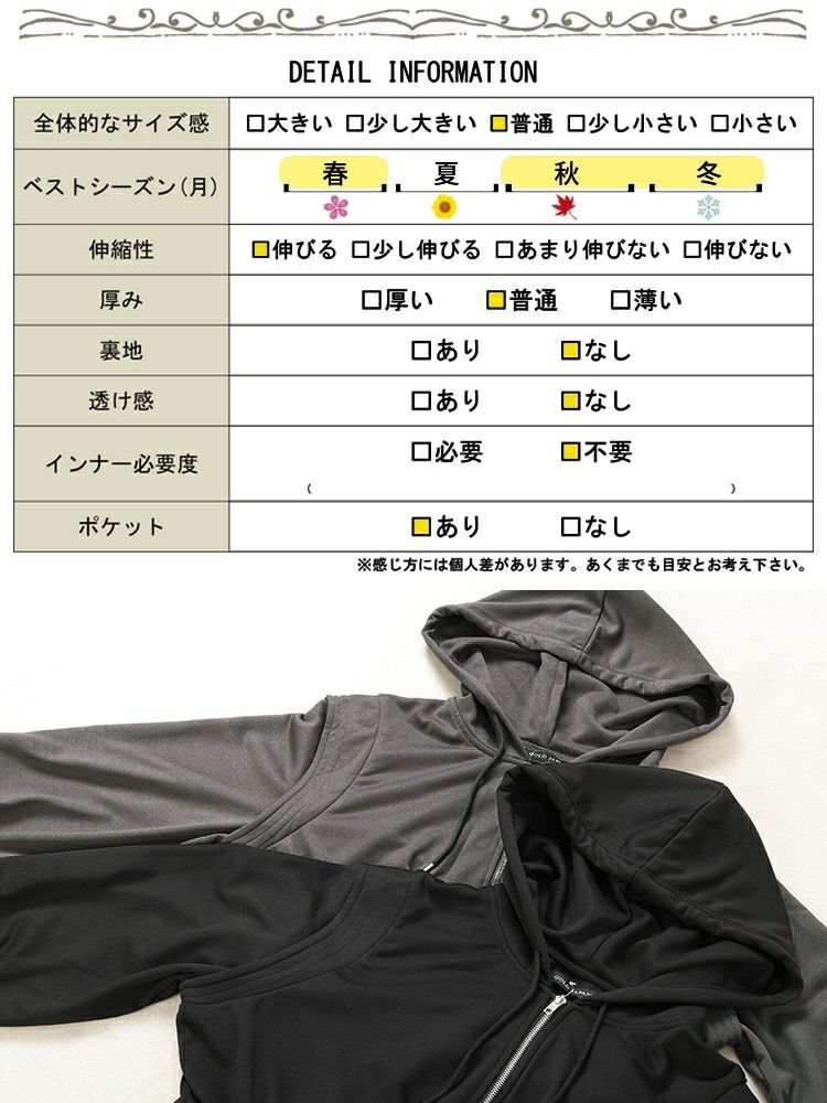 大きいサイズ レディース ウエストギャザーZIPパーカーワンピース　maru-30106