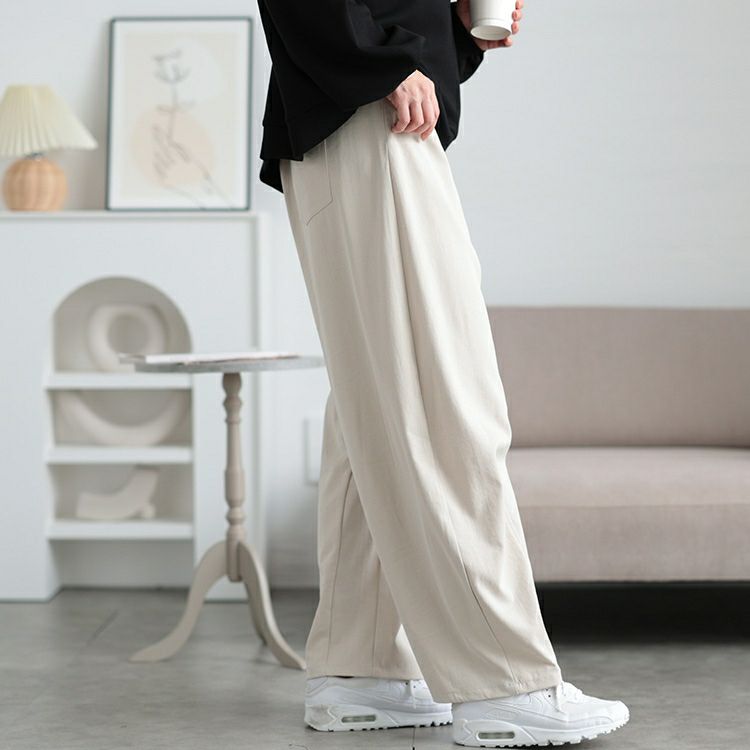 大きいサイズ レディース 裾タックストレッチカーブパンツ　cpdai-640684