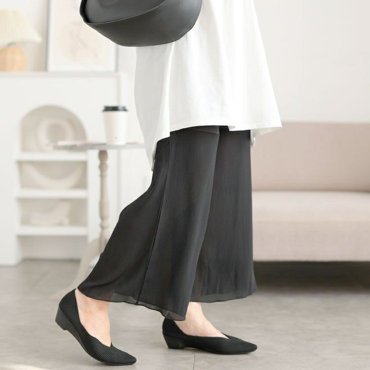 大きいサイズ レディース 吸汗速乾ワンピの下に穿くフレアパンツ　cpdai-659522 【メール便可】