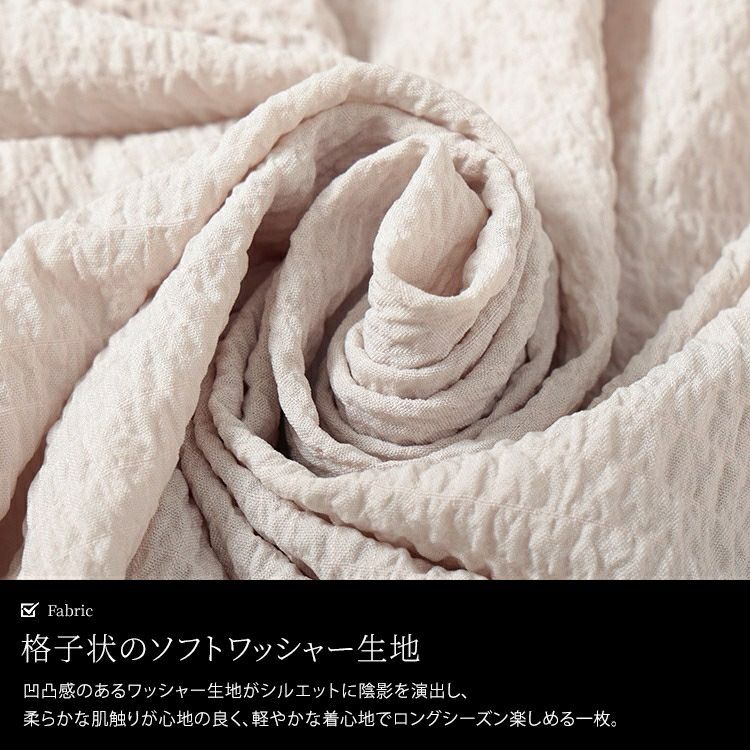 大きいサイズ レディース バックタック格子柄シャツチュニック　maru-30128 【メール便可】