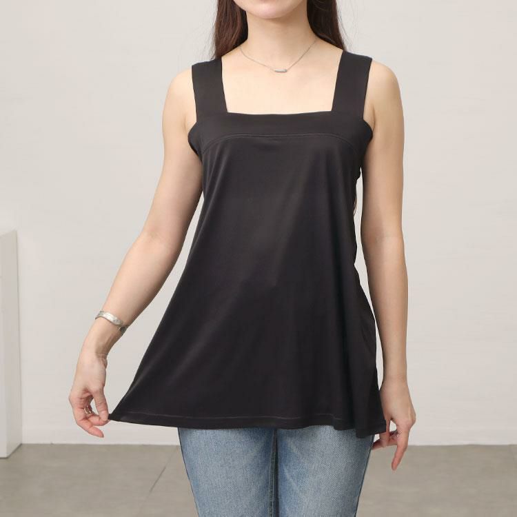 大きいサイズ レディース ブラ紐隠しタンクトップ cpdai-659520
