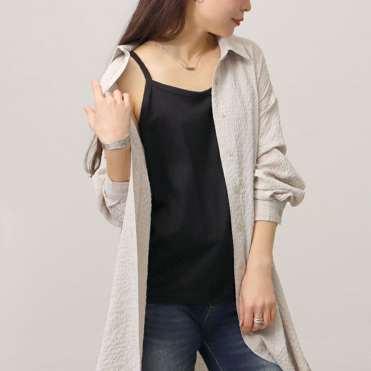 大きいサイズ レディース 選べる2タイプ！ストレッチコットンタンクトップorキャミソール　goldy-1656 【メール便可】