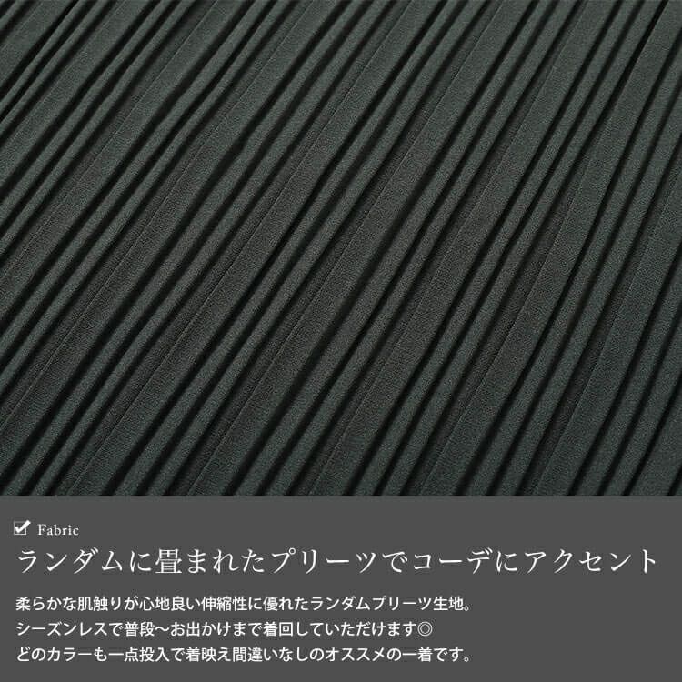 大きいサイズ レディース ランダムプリーツナロースカート　tog-1024