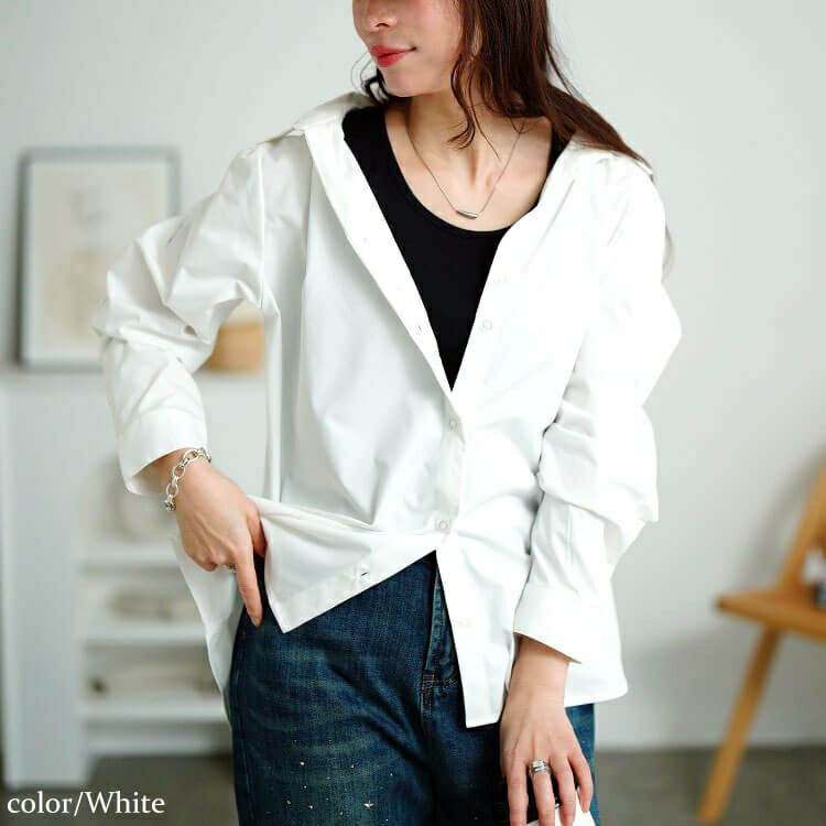 大きいサイズ レディース キテ楽レギュラーシャツ　cpdai-640695 【メール便可】