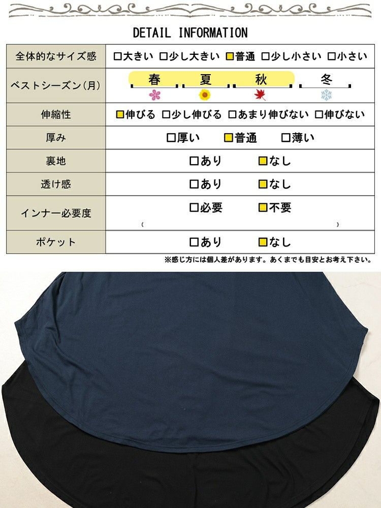 大きいサイズ レディース ラウンド裾フレアワンピース　cast-5552031