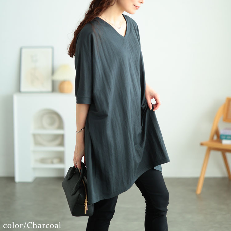 大きいサイズ レディース UVカット＆接触冷感ストレッチ鹿の子ドルマンカットソー　map-38 【メール便可】