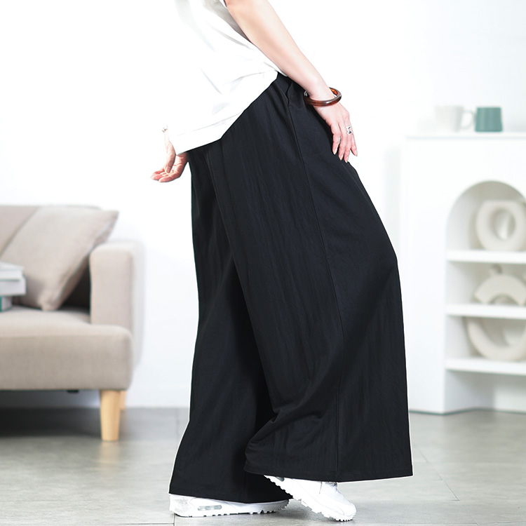 大きいサイズ レディース UVカット＆接触冷感ストレッチ鹿の子ワイドフレアパンツ　map-41 【メール便可】