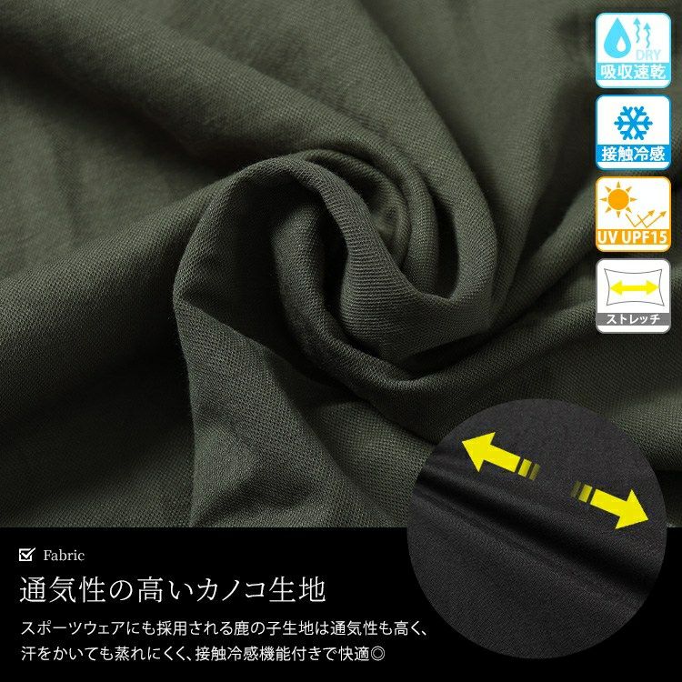 大きいサイズ レディース UVカット＆接触冷感ストレッチ鹿の子コクーンチュニック　map-39 【メール便可】