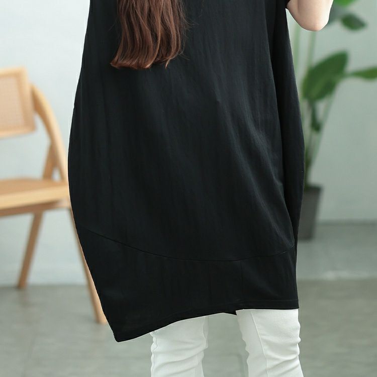 大きいサイズ レディース UVカット＆接触冷感ストレッチ鹿の子コクーンチュニック　map-39 【メール便可】